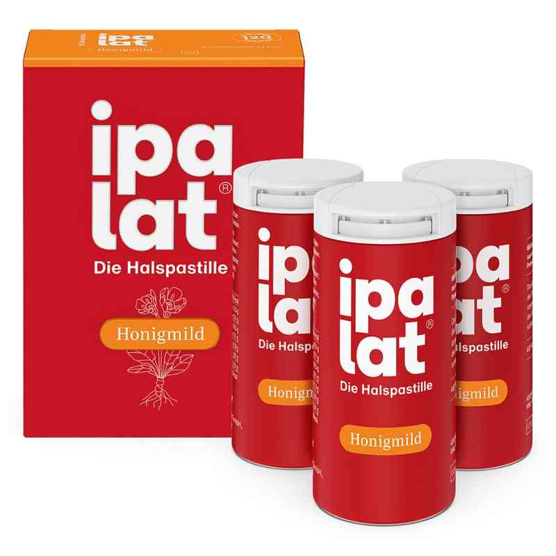 Ipalat® Halspastillen Honigmild 120 stk von Dr. Pfleger Arzneimittel GmbH PZN 16395868