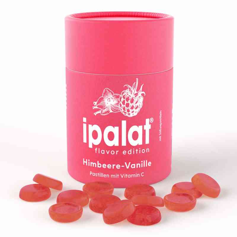 Ipalat Pastillen Flavor Edition Himbeere-Vanille 40 stk von Dr. Pfleger Arzneimittel GmbH PZN 17468606