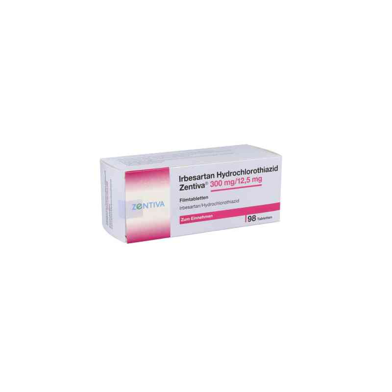 Irbesartan Hydrochlorothiazid Zentiva 300mg/12,5mg 98 stk von Zentiva Pharma GmbH PZN 09752109