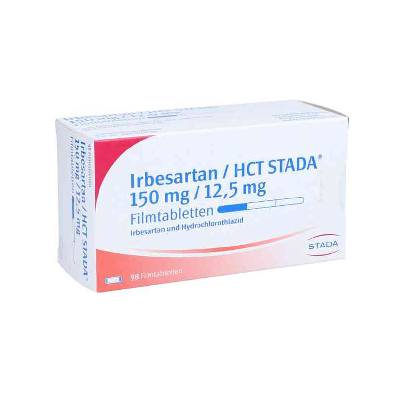 Irbesartan/HCT STADA 150mg/12,5mg 98 stk von STADAPHARM GmbH PZN 09715077