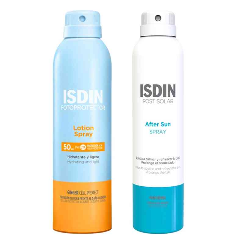 ISDIN Fotoprotecor Lotion Sonnenmilch-Spray LSF 50 + After Sun 250+200 ml von ISDIN GmbH PZN 08106447