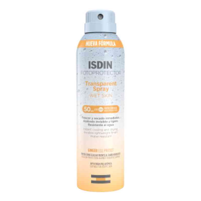 Isdin Fotoprotector Wet Skin Spray Lsf 50 250 ml von ISDIN GmbH PZN 18191377