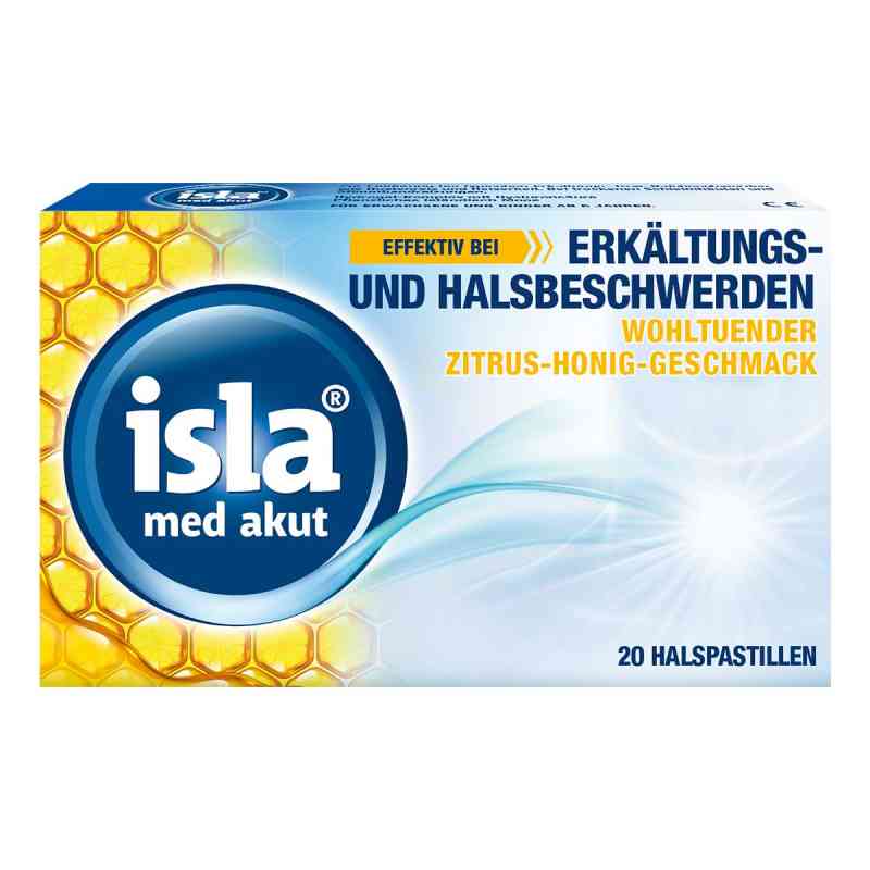 isla med akut Zitrus-Honig bei Halsschmerzen und Erkältung 20 stk von Engelhard Arzneimittel GmbH & Co.KG PZN 14443735