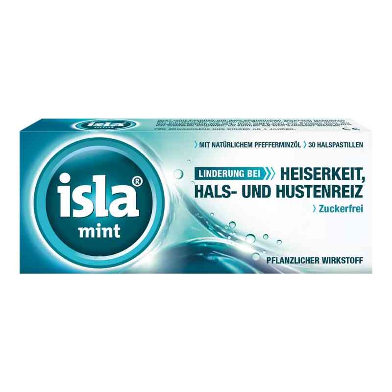 isla mint Halspastillen bei Halskratzen und Reizhusten  30 stk von Engelhard Arzneimittel GmbH & Co.KG PZN 03227098