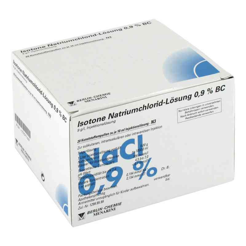 Isotone Nacl Lösung 0,9% Bc Plastik iniecto -lösung 20X10 ml von BERLIN-CHEMIE AG PZN 02337169