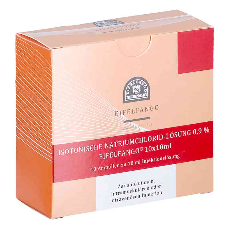 Isotonische Nacl Lösung 0,9% Eifelfango iniecto -lsg. 10X10 ml von EIFELFANGO GmbH & Co. KG PZN 00874727