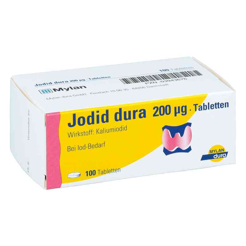 Jodid dura 200μg 100 stk von Mylan Healthcare GmbH PZN 03943676