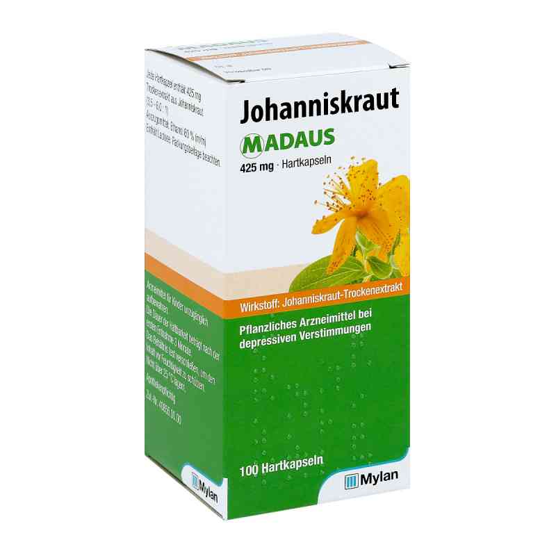 Johanniskraut Madaus 425 mg Hartkapseln 100 stk von Viatris Healthcare GmbH PZN 15580233