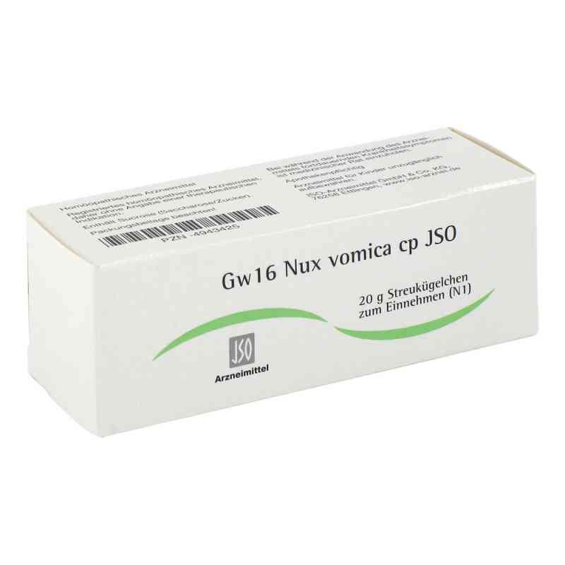 Jso Jkh Gewebemittel Gw 16 Nux vomica cp Globuli 20 g von ISO-Arzneimittel GmbH & Co. KG PZN 04943425