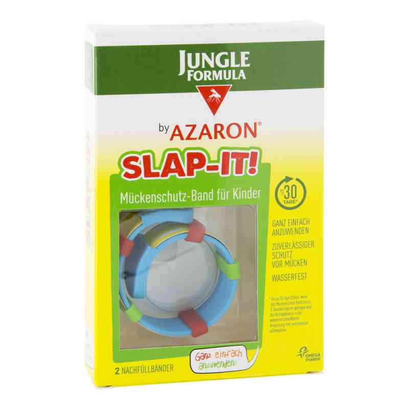 Jungle Formula by Azaron Slap-it Mückenschutz-band 2 stk von Perrigo Deutschland GmbH PZN 11012035