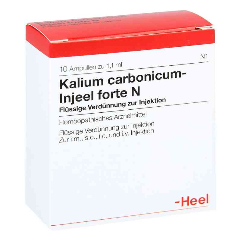Kalium Carbonicum Injeel forte N Ampullen 10 stk von Biologische Heilmittel Heel GmbH PZN 02581343