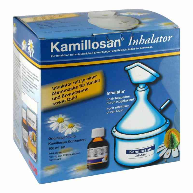 Kamillosan Konzentrat mit Inhalator - bei gereizten Atemwegen 100 ml von Cooper Consumer Health Deutschland GmbH PZN 02395563