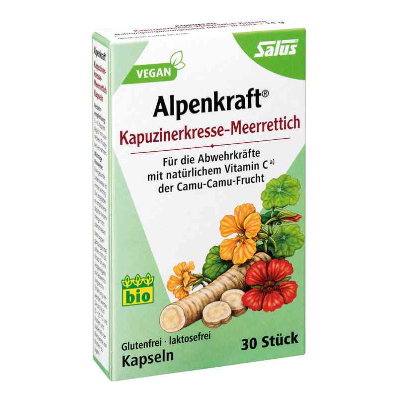 Kapuzinerkresse-meerrettich Kapseln Alpenkraft 30 stk von SALUS Pharma GmbH PZN 08801076
