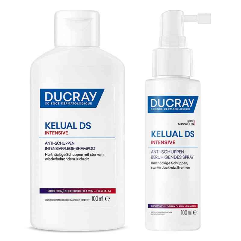 Kelual Ds Intensive Shampoo + Ducray Kelual Ds Intensive Spray 1 Set von  PZN 08107814