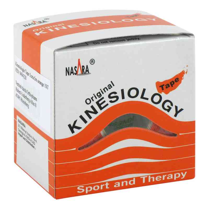 Kinesiologie Tape 5 cmx5 m orange 1 stk von Römer-Pharma GmbH PZN 09494328