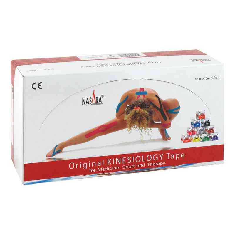 Kinesiologie Tape 5 cmx5 m rot 1 stk von Römer-Pharma GmbH PZN 09494305