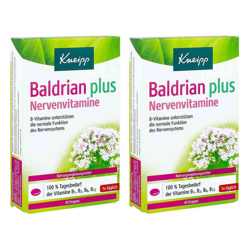 Kneipp Baldrian Plus Nervenvitamine Dragees 2x40 stk von Kneipp GmbH PZN 08102943