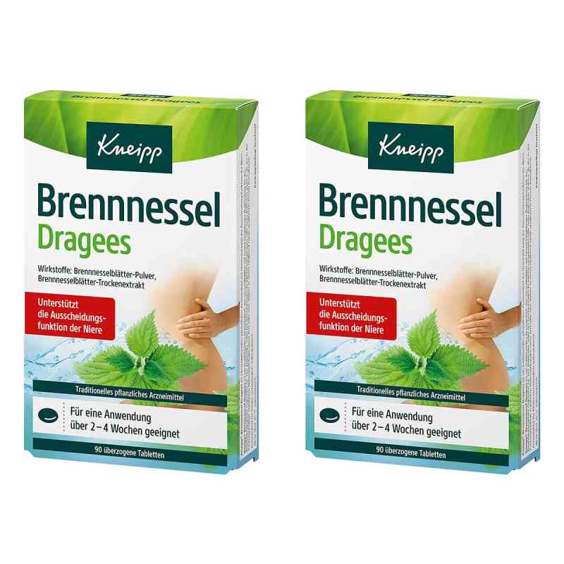 Kneipp Brennnessel Dragees 2x60 stk von Kneipp GmbH PZN 08107325