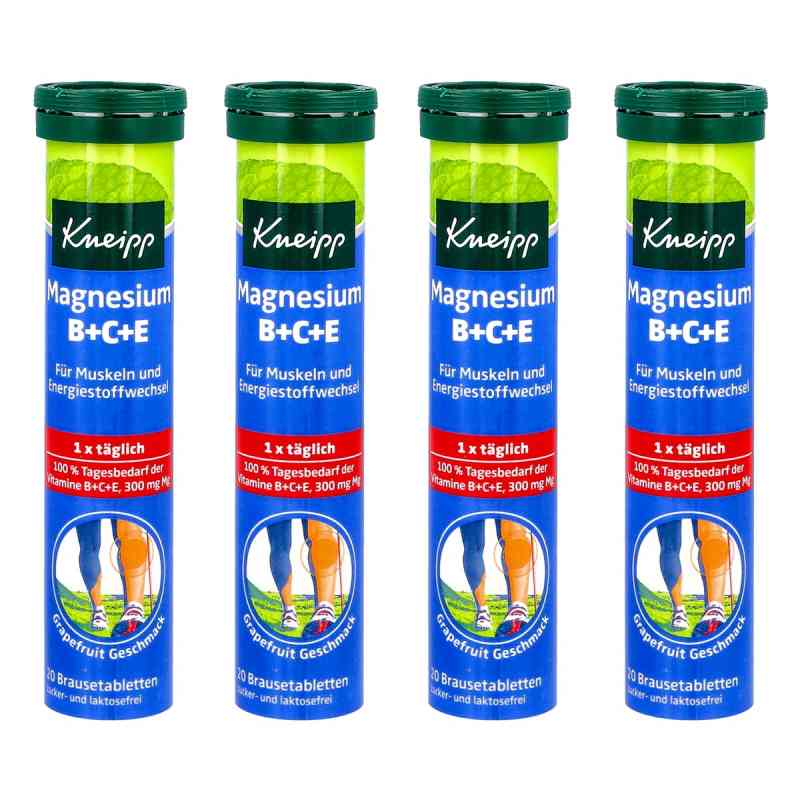 Kneipp Magnesium + Vitamine B+C+E Brausetabletten 5x20 stk von Kneipp GmbH PZN 08107337