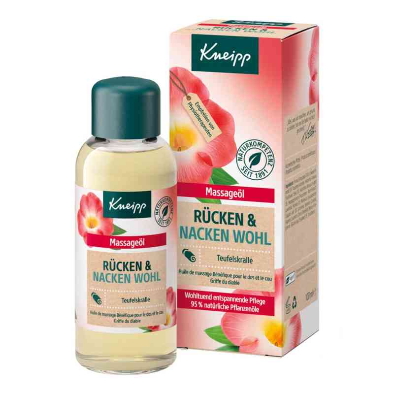 Kneipp Massageöl Rücken & Nacken Wohl 100 ml von Kneipp GmbH PZN 18060221