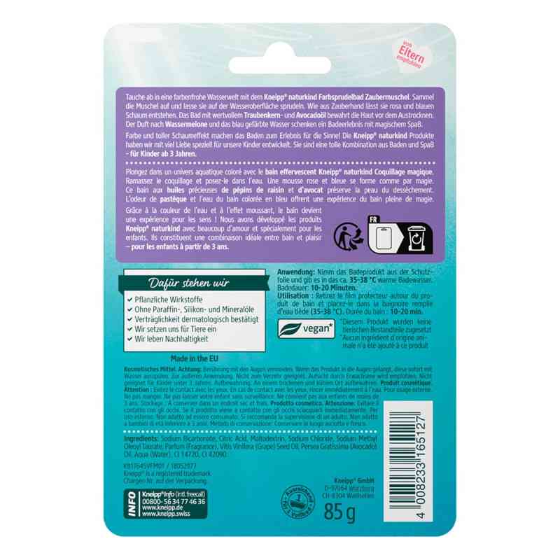 Kneipp Naturkind Zaubermuschel Farbsprudelbad 85 g von Kneipp GmbH PZN 18052977