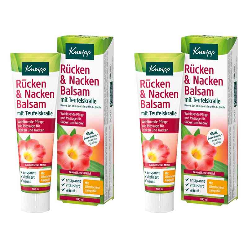 Kneipp Rücken & Nacken Balsam 2x100 ml von Kneipp GmbH PZN 08107329
