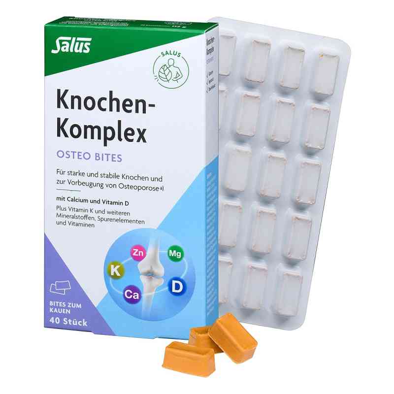 Knochen-komplex Osteo Bites Kautabletten Salus 40 stk von SALUS Pharma GmbH PZN 19130567