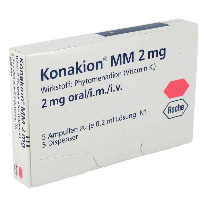 Konakion Mm 2 mg Lösung 5 stk von CHEPLAPHARM Arzneimittel GmbH PZN 07125006