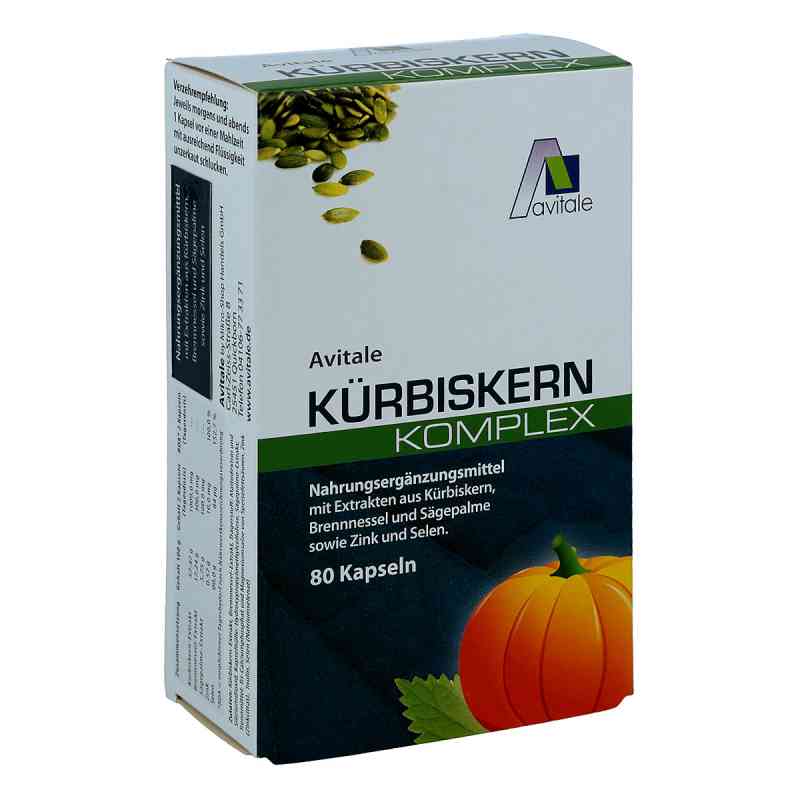 Kürbiskern Komplex Kapseln 80 stk von Avitale GmbH PZN 08896510