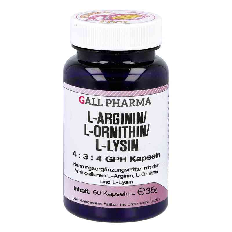 L-arginin/l-ornithin/l-lysin 4:3:4 Gph Kapseln 60 stk von Hecht-Pharma GmbH PZN 04131880