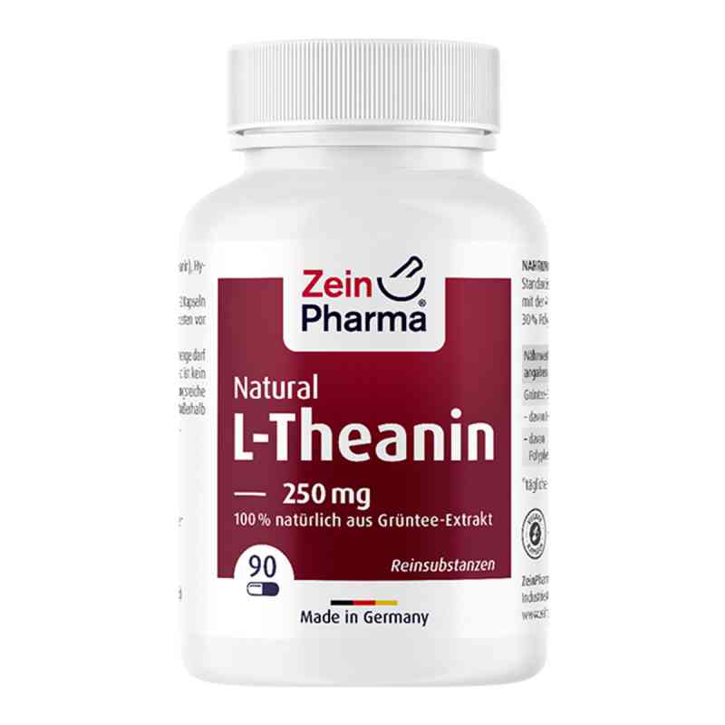L-theanin Natural 250 mg Kapseln Zeinpharma 90 stk von ZeinPharma Germany GmbH PZN 13251465