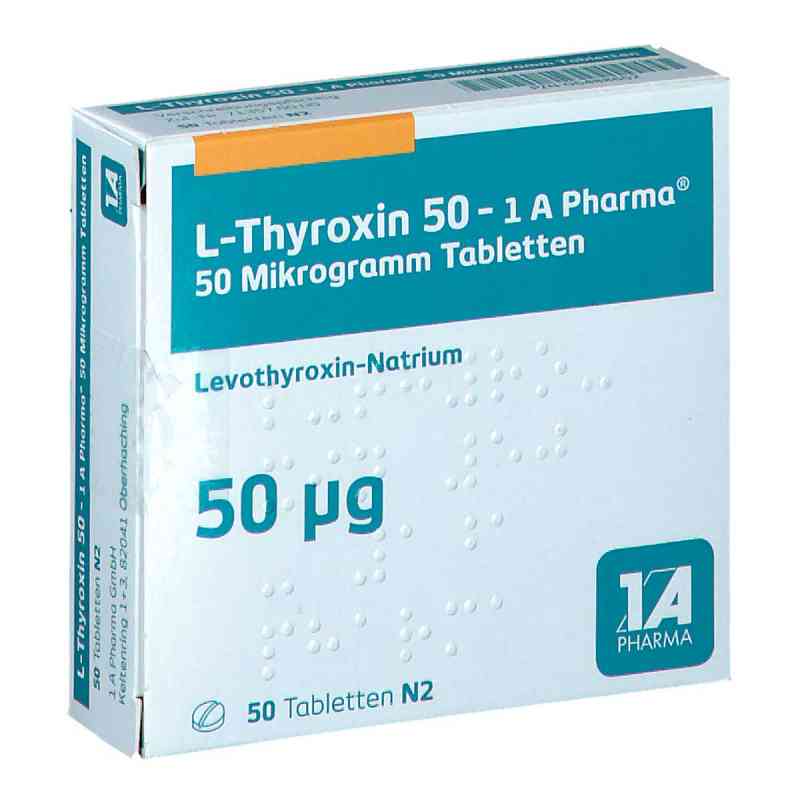 L-thyroxin 50-1a Pharma Tabletten 50 stk von 1 A Pharma GmbH PZN 06488652