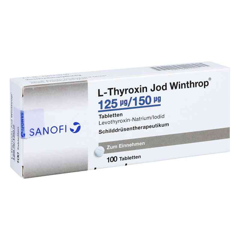 L-thyroxin Jod Winthrop 125 [my]g/150 [my]g Tablet 100 stk von Sanofi-Aventis Deutschland GmbH PZN 06816518