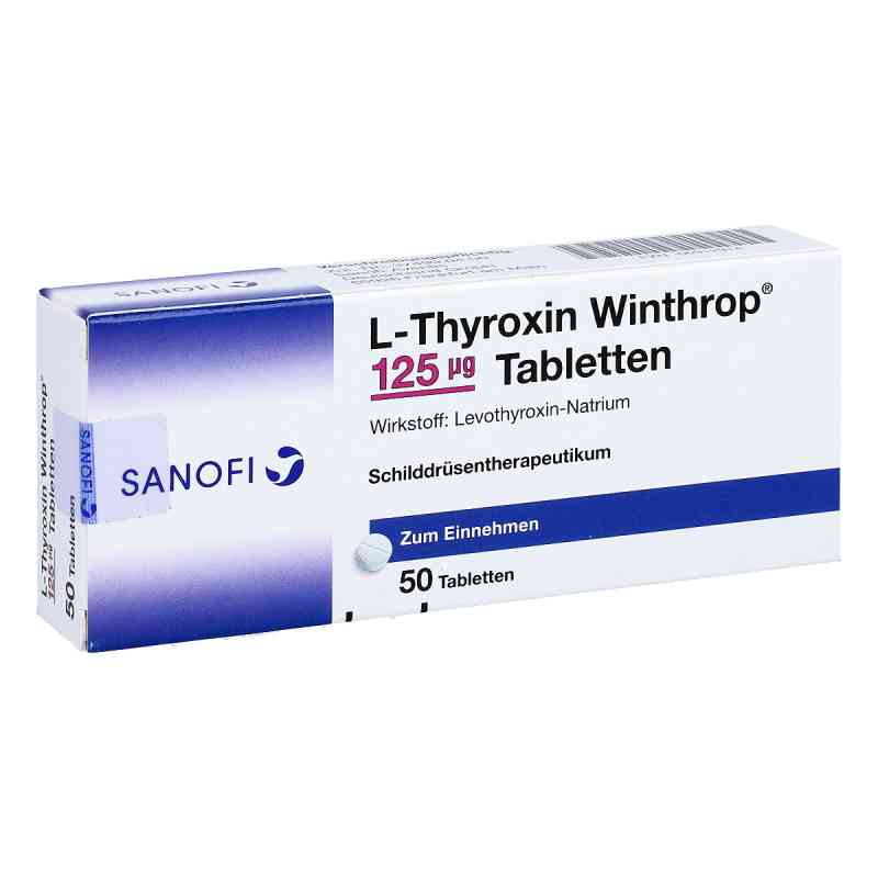 L-thyroxin Winthrop 125 [my]g Tabletten 50 stk von Sanofi-Aventis Deutschland GmbH PZN 06912914