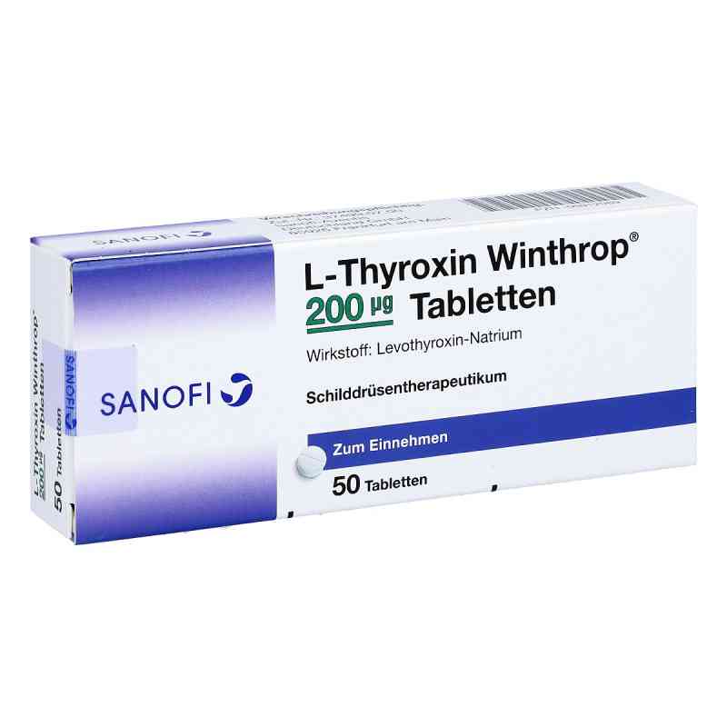 L-Thyroxin Winthrop 200μg 50 stk von Sanofi-Aventis Deutschland GmbH PZN 06912989