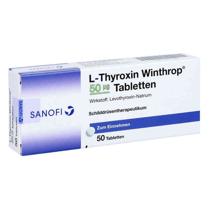 L-thyroxin Winthrop 50 [my]g Tabletten 50 stk von Sanofi-Aventis Deutschland GmbH PZN 06912831