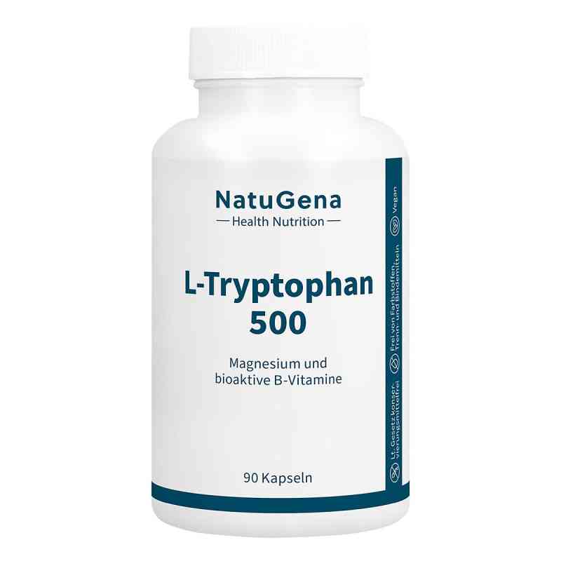 L-Tryptophan 500 Magnesium+B-Vitamine Kapseln 90 stk von NatuGena GmbH PZN 19474031