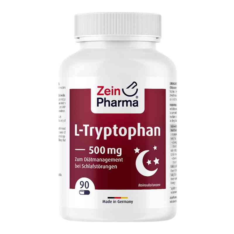 L-tryptophan 500 mg Kapseln 90 stk von Zein Pharma - Germany GmbH PZN 09612331