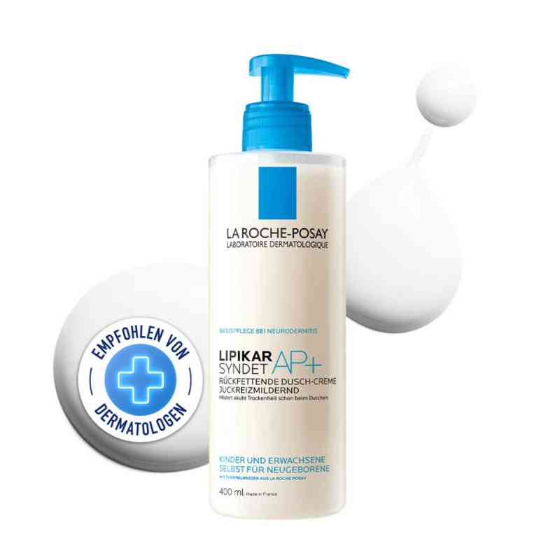 La Roche Posay Lipikar Syndet AP+ Rückfettende Dusch-Creme 400 ml von L'Oreal Deutschland GmbH PZN 12419313