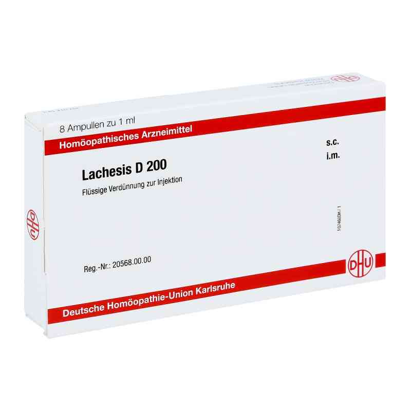 Lachesis D200 Ampullen 8X1 ml von DHU-Arzneimittel GmbH & Co. KG PZN 11706849