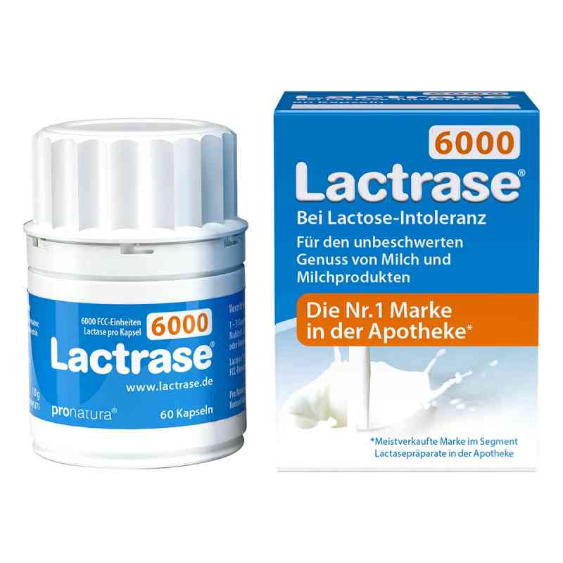 Lactrase 6.000 Fcc Kapseln 60 stk von Pro Natura Gesellschaft für gesunde Ernährung mbH PZN 09545273