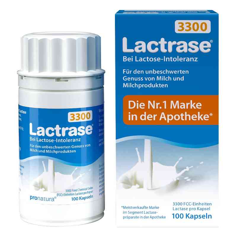 Lactrase Kapseln 100 stk von Pro Natura Gesellschaft für gesunde Ernährung mbH PZN 07211906
