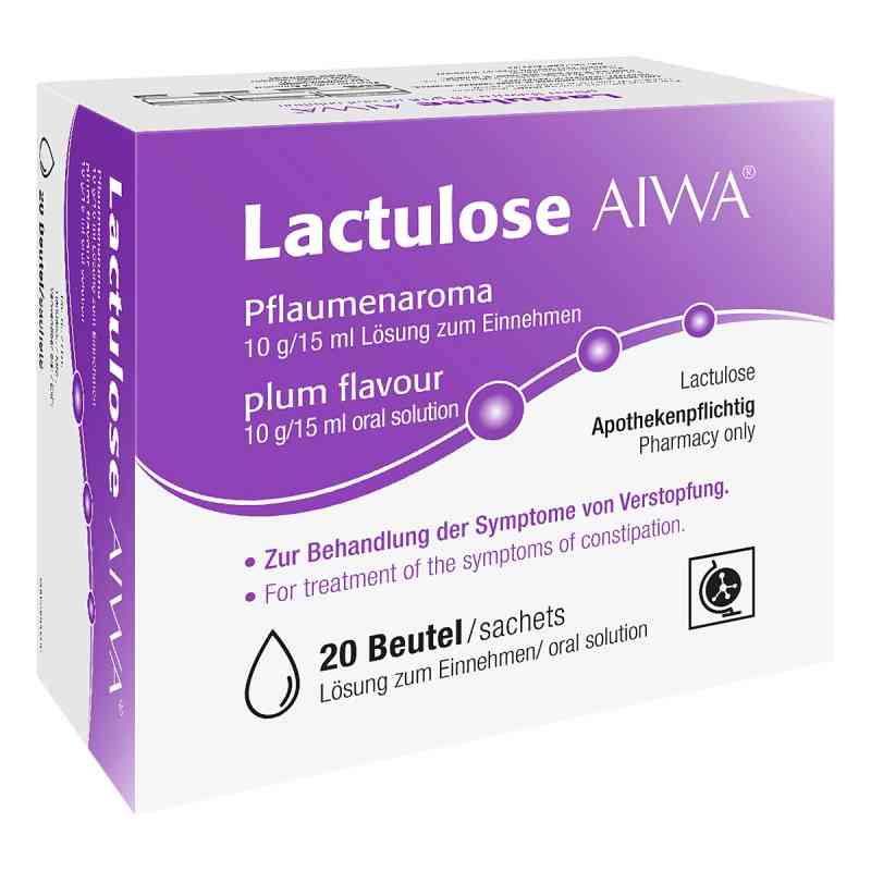 Lactulose Aiwa Pflaumenaroma 10 g/15 ml Lösung zur, zum einn 20X15 ml von T & D Pharma GmbH PZN 15253557