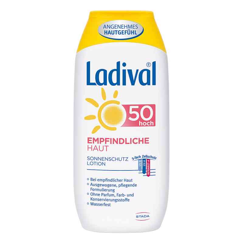 Ladival empfindliche Haut Lotion Lsf 50 200 ml von STADA Consumer Health Deutschlan PZN 13229684
