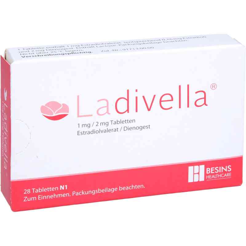 Ladivella 1 mg/2 mg Tabletten 28 stk von Besins Healthcare Germany GmbH PZN 11128275