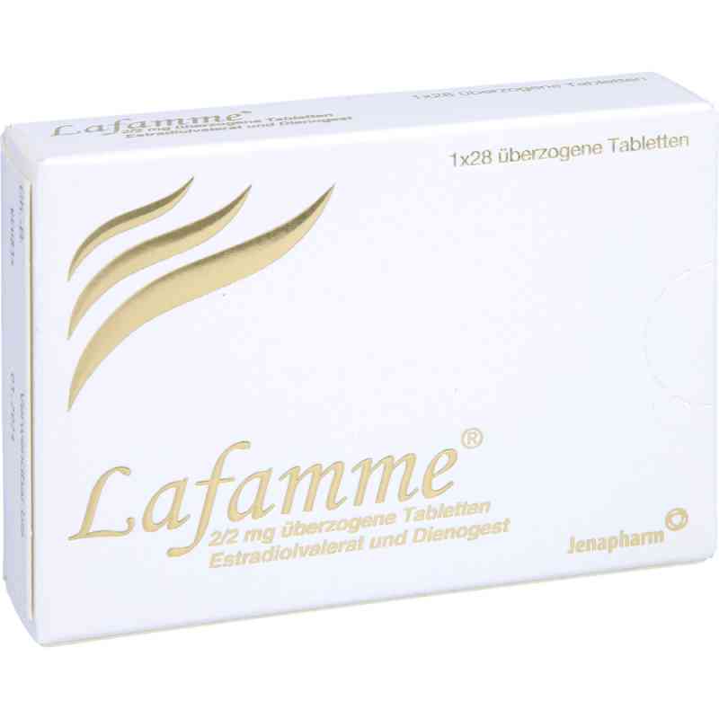 Lafamme 2/2 mg überzogene Tabletten 28 stk von Bayer Vital GmbH GB Pharma PZN 01672345
