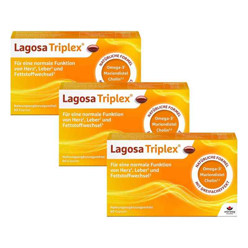 Lagosa Triplex Weichkapseln 3x60 stk von Wörwag Pharma GmbH & Co. KG PZN 08107784