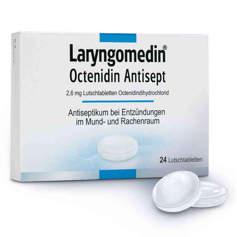 Laryngomedin Octenidin Antisept 2,6 mg Lutschtabletten 24 stk von MCM KLOSTERFRAU Vertr. GmbH PZN 16000114