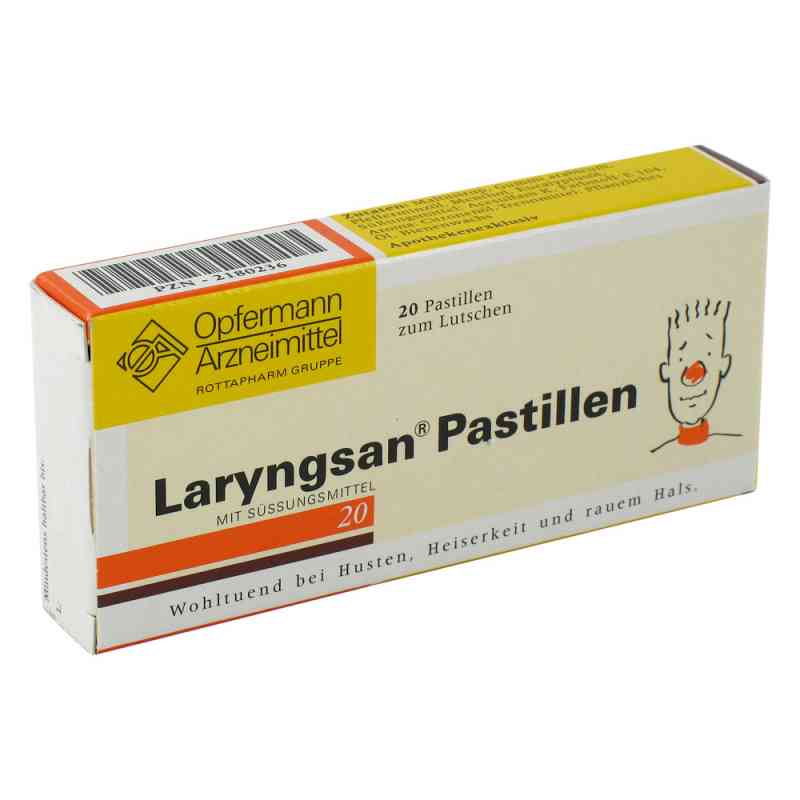 Laryngsan Pastillen 20 stk von Viatris Healthcare GmbH PZN 02180236