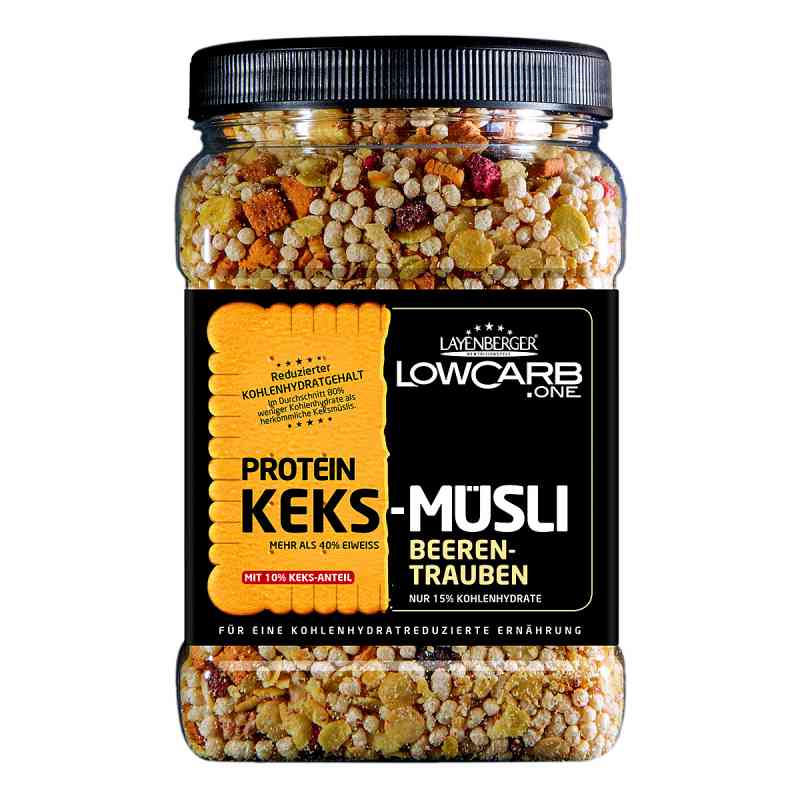 Layenberger Lowcarb.one Prot-keks-mü Beeren-traube 530 g von Layenberger Nutrition Group GmbH PZN 11284851